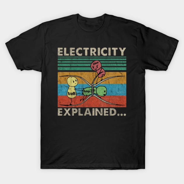 Electricity Explained || O A V T-Shirt by 9ifary